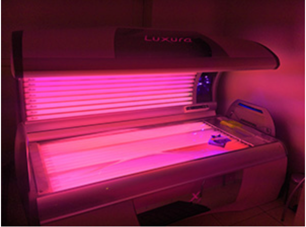 Banc aux lampes au collagène 