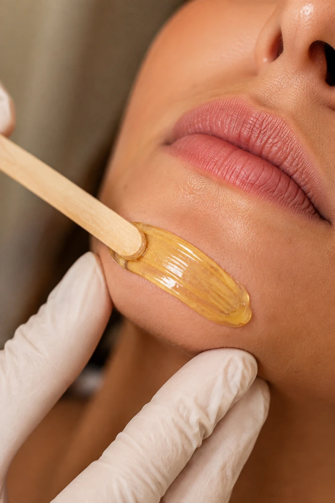 Epilation menton